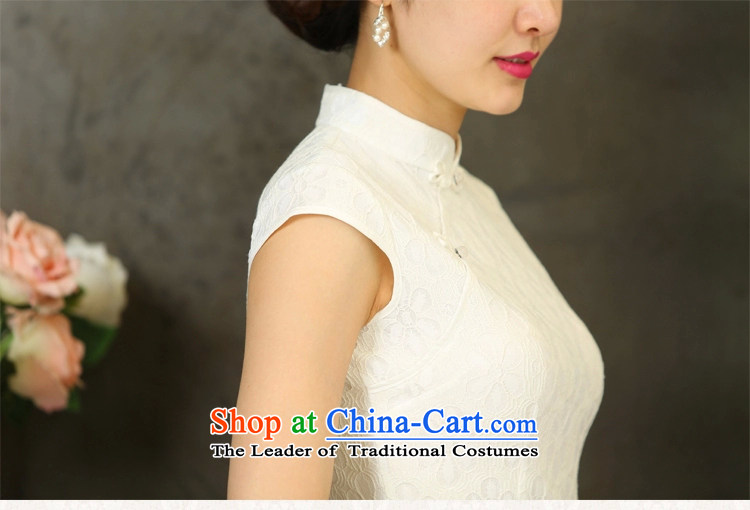 Ms Elsie Leung at the summer 2015 New Stylish retro qipao improved daily dresses dress apricot . S picture, prices, brand platters! The elections are supplied in the national character of distribution, so action, buy now enjoy more preferential! As soon as possible.