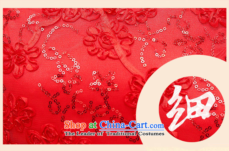 The OSCE to pull oufulo new) Autumn 2015 elegance lace round-neck collar Bow Tie Foutune of engraving Sau San dresses dress trendy new Magenta XL Photo, prices, brand platters! The elections are supplied in the national character of distribution, so action, buy now enjoy more preferential! As soon as possible.