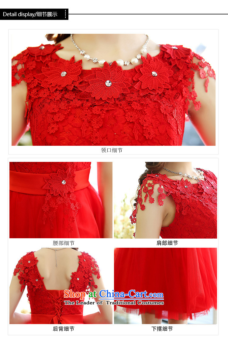 Known Good 2015 new bride bridesmaid dress straps, princess bon bon short skirts bridesmaid marriage solemnisation evening dresses lace the yarn stitching dress dresses female m White M picture, prices, brand platters! The elections are supplied in the national character of distribution, so action, buy now enjoy more preferential! As soon as possible.