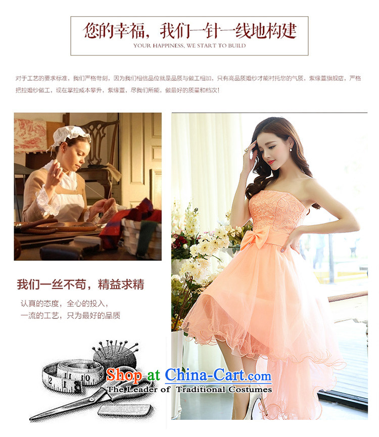 Known Good 2015 new bride bridesmaid dress straps, wipe the chest princess bon bon short skirts bridesmaid marriage solemnisation evening dress short after former gown dresses female pink S picture, prices, brand platters! The elections are supplied in the national character of distribution, so action, buy now enjoy more preferential! As soon as possible.