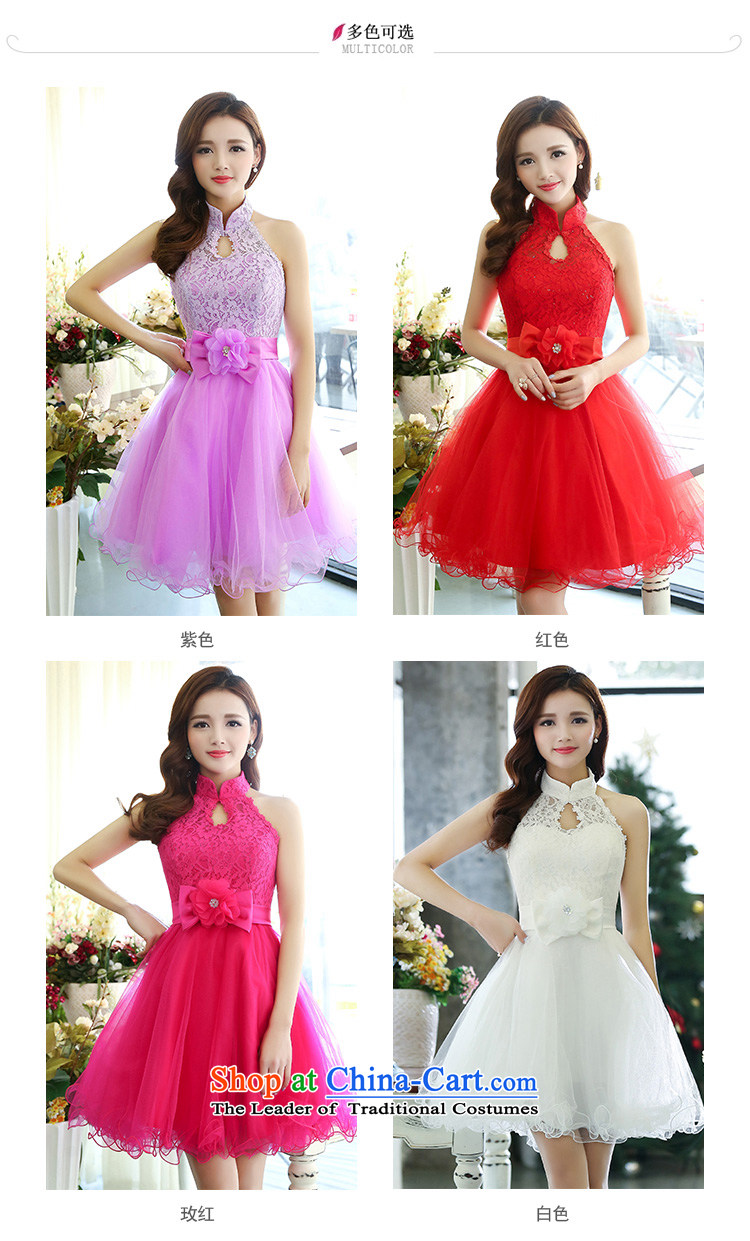 Known Good 2015 new autumn mount must also shoulder straps, leakage princess bon bon short skirts bridesmaid marriage solemnisation evening dresses lace the yarn stitching dress dresses female white S picture, prices, brand platters! The elections are supplied in the national character of distribution, so action, buy now enjoy more preferential! As soon as possible.