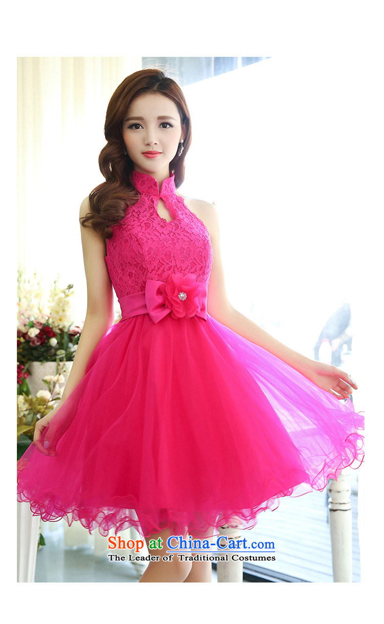 Known Good 2015 new autumn mount must also shoulder straps, leakage princess bon bon short skirts bridesmaid marriage solemnisation evening dresses lace the yarn stitching dress dresses female white S picture, prices, brand platters! The elections are supplied in the national character of distribution, so action, buy now enjoy more preferential! As soon as possible.