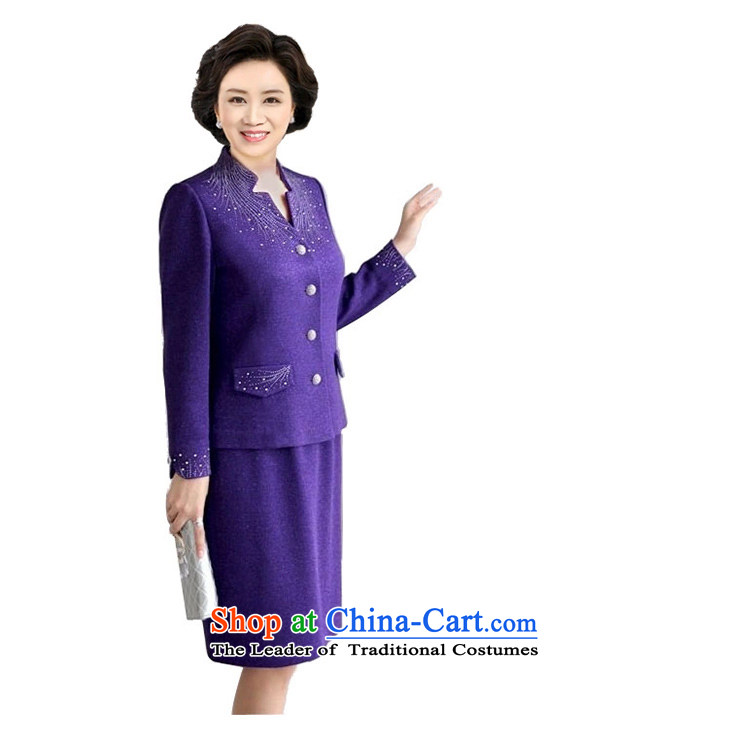 Thick trailing edge of the elderly in the organization of the women's autumn mount kit with large middle-aged 2015 new MOM pack autumn jacket, Red Dress skirt 2XL Photo, prices, brand platters! The elections are supplied in the national character of distribution, so action, buy now enjoy more preferential! As soon as possible.