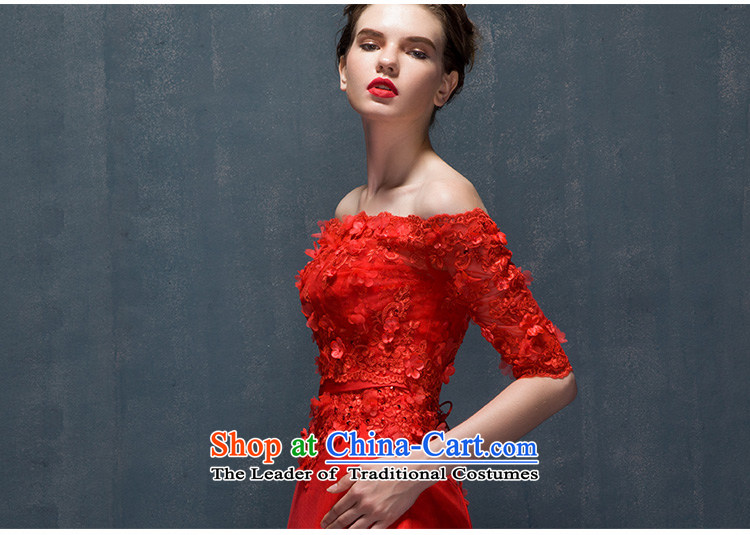 The new 2015 Luang dress marriages anointed chest bows services red banquet evening dress long chinese red Gama advanced a custom image, prices, brand platters! The elections are supplied in the national character of distribution, so action, buy now enjoy more preferential! As soon as possible.