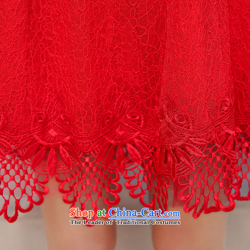 The Taliban Slobodan Korean autumn 2015 Sau San bride services dress long-sleeved red bows lace skirt wear skirts red autumn loaded , L, Taliban Slobodan (BANMILUO) , , , shopping on the Internet