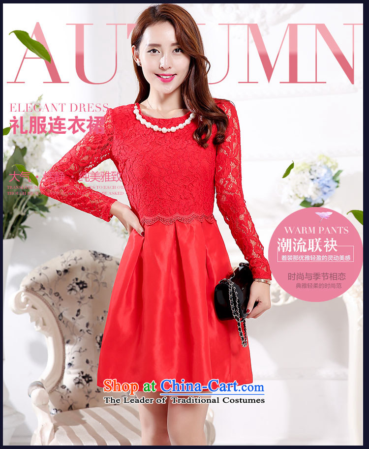 The buds of 2015 autumn and winter, the new bride large load lace stitching necklace decorated Wedding dress dresses bows services red XXL picture, prices, brand platters! The elections are supplied in the national character of distribution, so action, buy now enjoy more preferential! As soon as possible.
