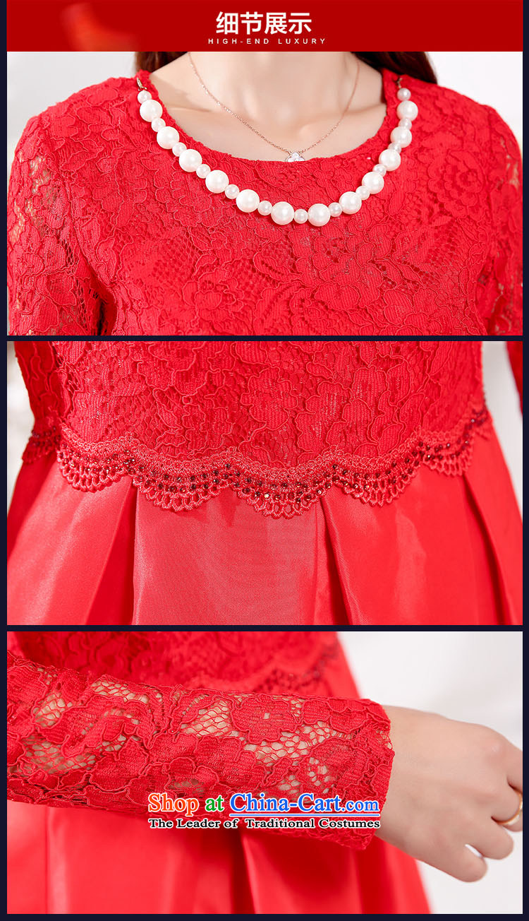 The buds of 2015 autumn and winter, the new bride large load lace stitching necklace decorated Wedding dress dresses bows services red XXL picture, prices, brand platters! The elections are supplied in the national character of distribution, so action, buy now enjoy more preferential! As soon as possible.