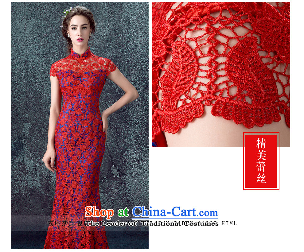 According to Lin Sha 2015 new bride qipao gown marriage bows services red collar embroidery long of Chinese Dress autumn red tailored consulting customer service picture, prices, brand platters! The elections are supplied in the national character of distribution, so action, buy now enjoy more preferential! As soon as possible.