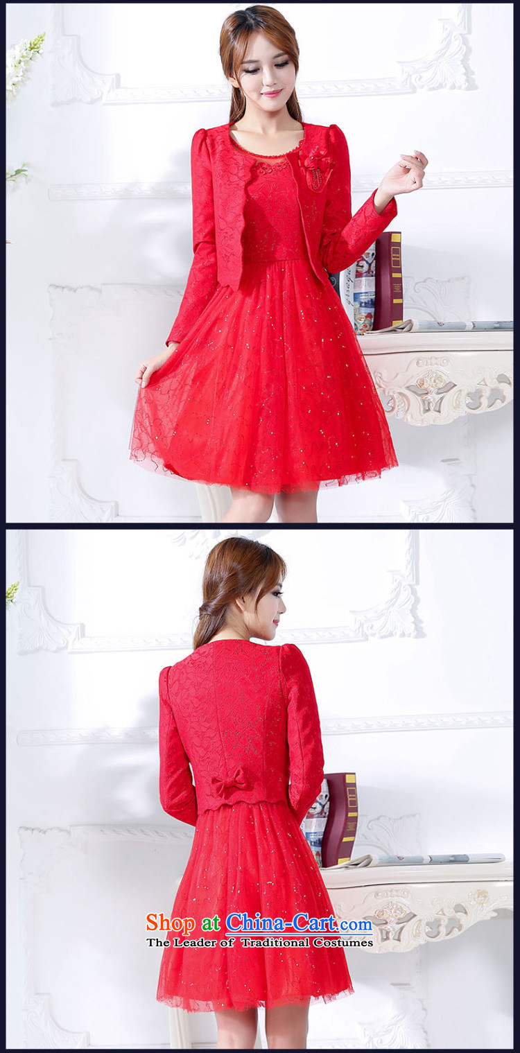 Cover Story 2015 Wedding Dress Short jacket, + dresses dresses two kits back door onto evening drink service bridal red L picture, prices, brand platters! The elections are supplied in the national character of distribution, so action, buy now enjoy more preferential! As soon as possible.