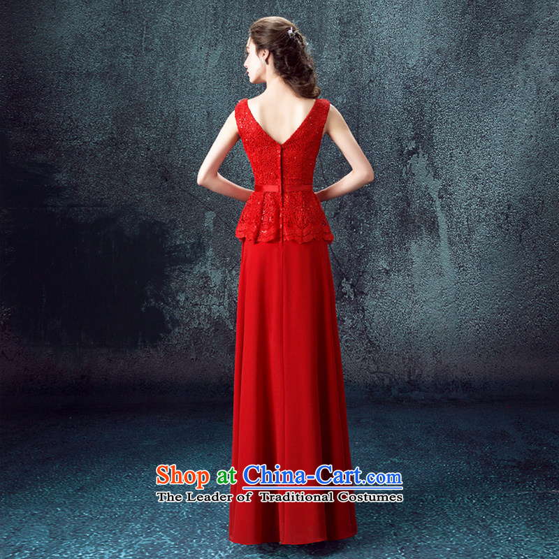 According to Lin Sha shoulders marriages bows Services Red Dress crowsfoot 2015 New banquet dress dresses autumn red tailored customer service, in accordance with the Advisory Lin Sha , , , shopping on the Internet