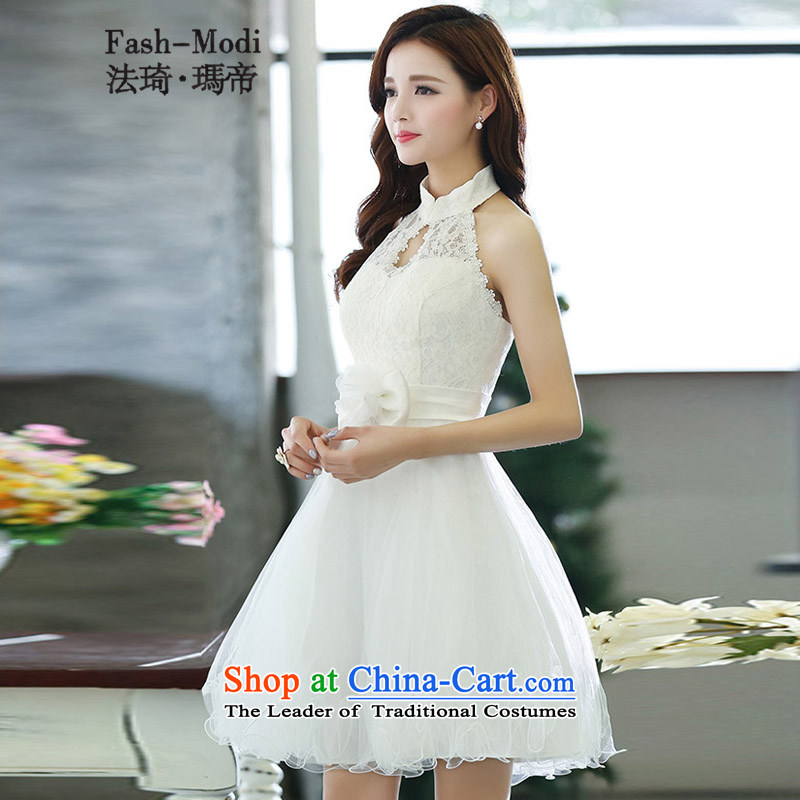 Law Chi Princess Royal 2015 Autumn The new bride back door services in long dresses bows of betrothal festival bridesmaid service performances lace white dresses , L, law, Manasseh (qi fash-modi) , , , shopping on the Internet