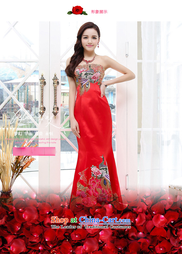 Law Chi Princess Royal 2015 new fall back door marriages banquet bows service long bridesmaid to Sau San video thin betrothal will dovetail long skirt Blue M picture, prices, brand platters! The elections are supplied in the national character of distribution, so action, buy now enjoy more preferential! As soon as possible.