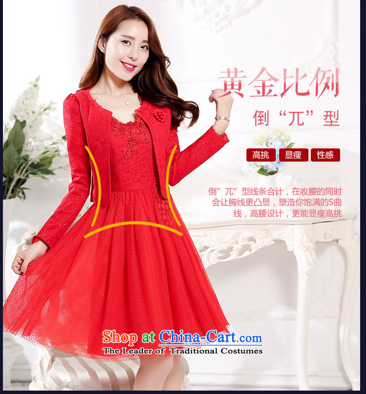 Cover Story of autumn and winter marriages evening dresses wedding bows Services Red Dress two kits back door onto bridesmaid services RED M picture, prices, brand platters! The elections are supplied in the national character of distribution, so action, buy now enjoy more preferential! As soon as possible.