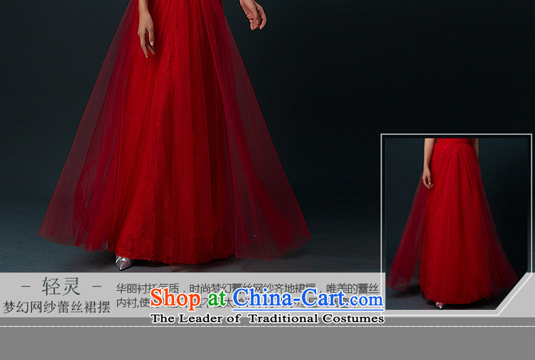 Hillo Lisa (XILUOSHA banquet evening dress) long bride bows dress wedding dress wedding dresses and stylish new annual meeting of persons chairing the autumn RED M picture, prices, brand platters! The elections are supplied in the national character of distribution, so action, buy now enjoy more preferential! As soon as possible.