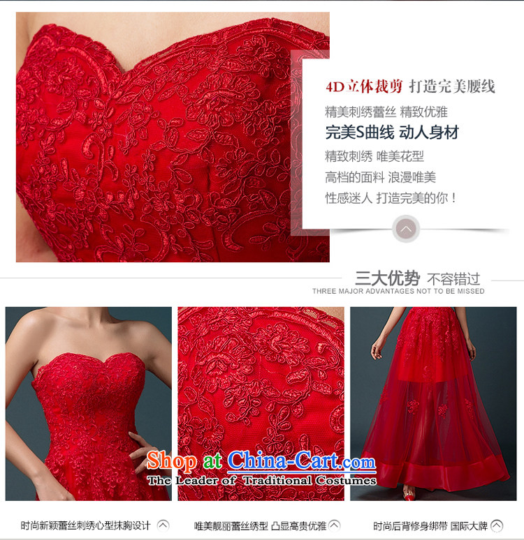 Hillo Lisa (XILUOSHA) Bride dresses and chest service banquet marriage bows evening dresses long 2015 new autumn wedding dresses long red M picture, prices, brand platters! The elections are supplied in the national character of distribution, so action, buy now enjoy more preferential! As soon as possible.