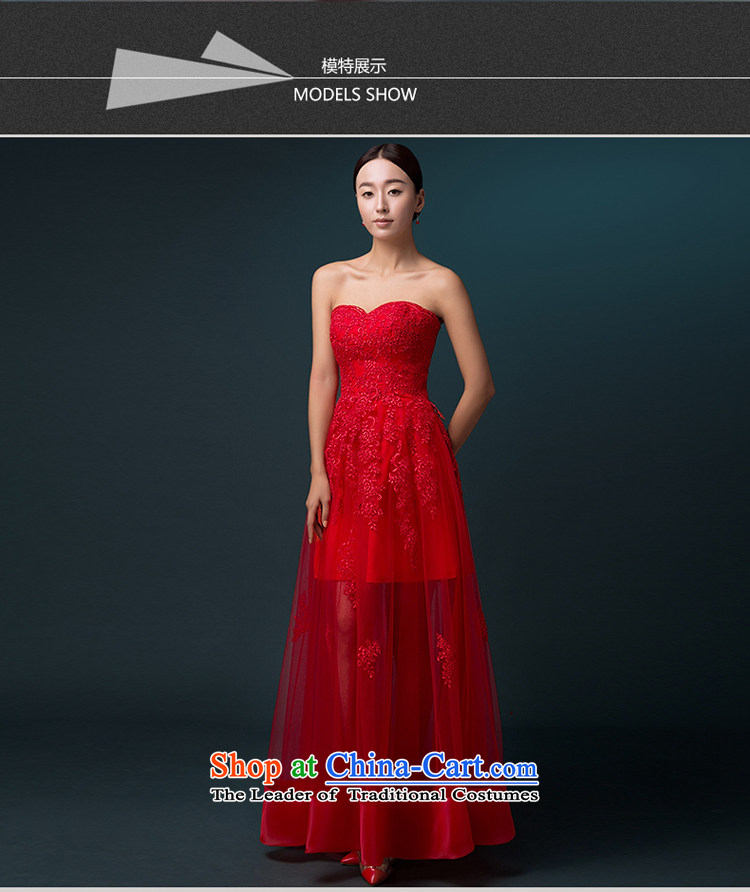 Hillo Lisa (XILUOSHA) Bride dresses and chest service banquet marriage bows evening dresses long 2015 new autumn wedding dresses long red M picture, prices, brand platters! The elections are supplied in the national character of distribution, so action, buy now enjoy more preferential! As soon as possible.