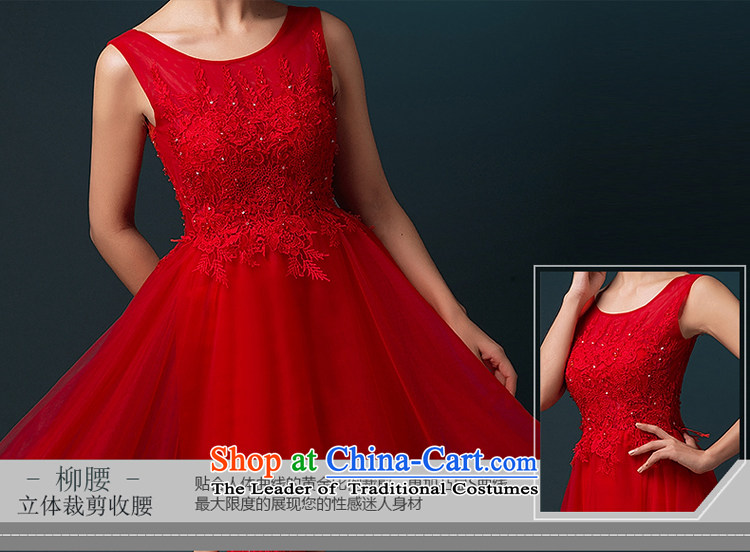 Hillo XILUOSHA Lisa (bride dress red marriage) bows stylish banquet dinner dress uniform long evening dress autumn 2015 New Red L picture, prices, brand platters! The elections are supplied in the national character of distribution, so action, buy now enjoy more preferential! As soon as possible.