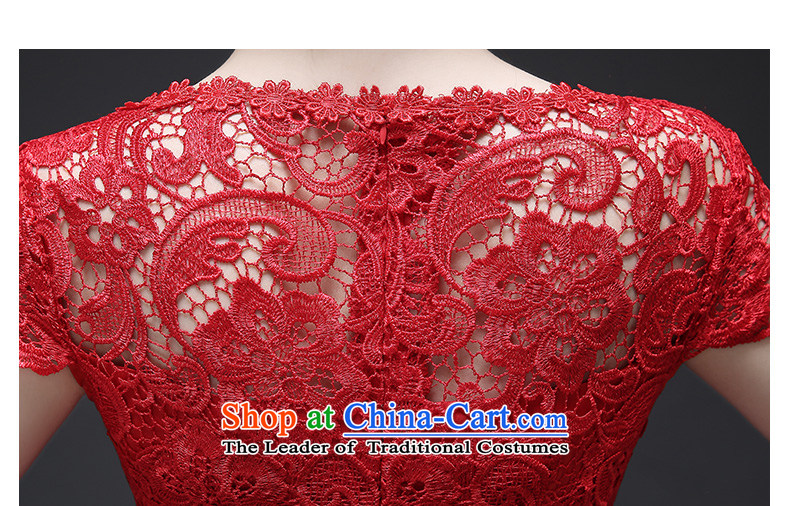 According to Lin Sa 2015 Autumn new bride crowsfoot long serving drink red marriage qipao dinner of the Sau San dress summer short-sleeved XL Photo, prices, brand platters! The elections are supplied in the national character of distribution, so action, buy now enjoy more preferential! As soon as possible.