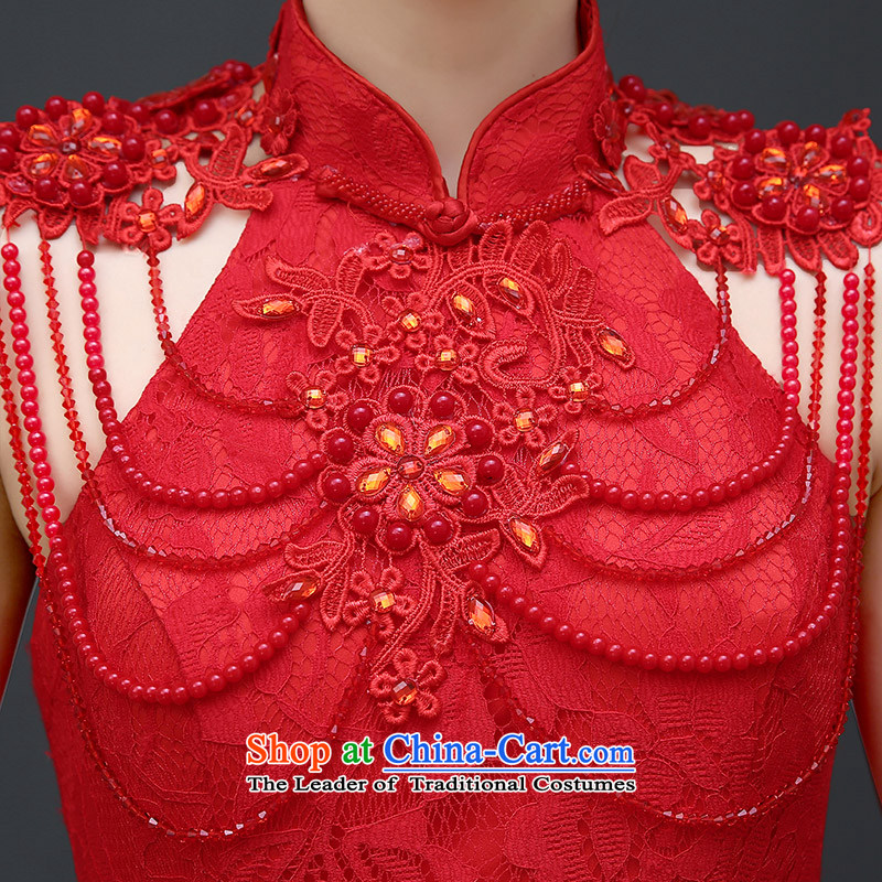 According to Lin Sha 2015 new bride front stub long after the marriage services long video transmitted the word thin red dress shoulder female red tailored customer service, in accordance with the Advisory Lin Sha , , , shopping on the Internet