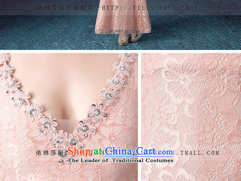 According to Lin Sha pink marriages bows service long annual dinner with Neck Cape wedding dresses evening 2015 autumn and winter new XL Photo, prices, brand platters! The elections are supplied in the national character of distribution, so action, buy now enjoy more preferential! As soon as possible.
