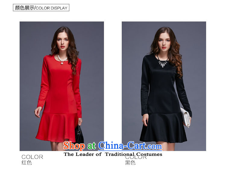  2015 Autumn-Monrovia Kosovo new products dresses long-sleeved baby stars of the same bridesmaid dress in red dress crowsfoot skirt red L picture, prices, brand platters! The elections are supplied in the national character of distribution, so action, buy now enjoy more preferential! As soon as possible.
