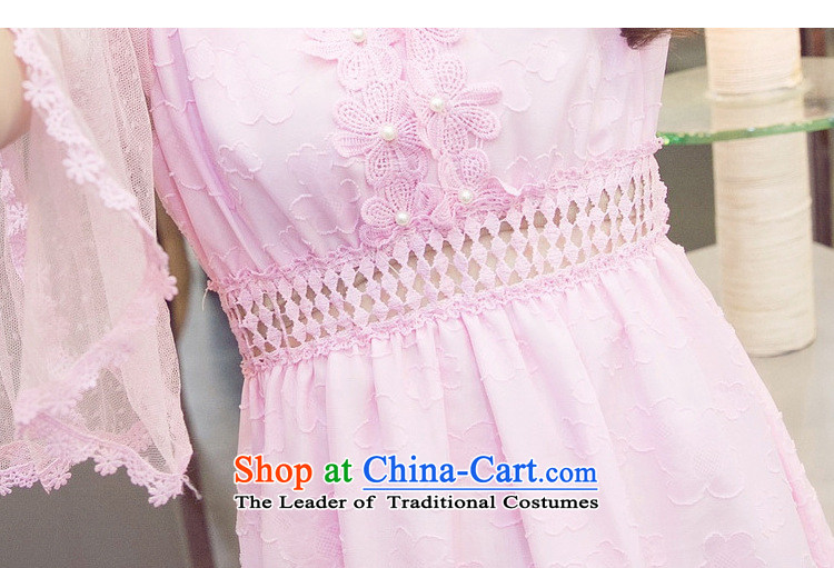  2015-January Monrovia Kosovo of horn cuff sexy V-Neck foutune chiffon lace dresses princess skirt pink dresses M picture, prices, brand platters! The elections are supplied in the national character of distribution, so action, buy now enjoy more preferential! As soon as possible.