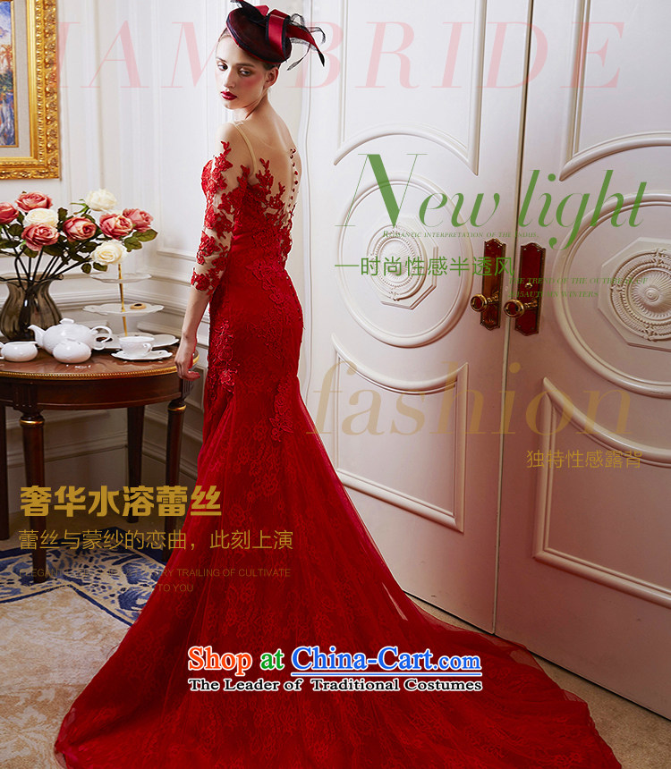 Wedding dresses new 2015 love you want to drop the red crowsfoot bows serving evening dresses RED M picture, prices, brand platters! The elections are supplied in the national character of distribution, so action, buy now enjoy more preferential! As soon as possible.