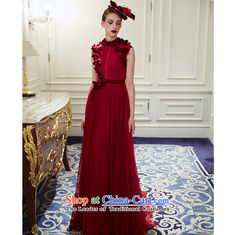 The wedding dresses HIV 2015 new heart, wine red Top Loin of bows to dress wine red S, HIV in , , , shopping on the Internet