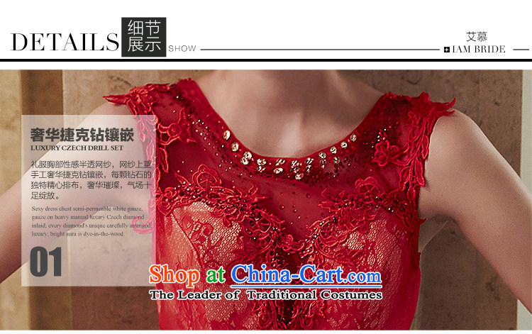 Wedding dresses autumn 2015 New Overgrown Tomb in red crowsfoot bows drop off Red Dress S pictures annual meeting, prices, brand platters! The elections are supplied in the national character of distribution, so action, buy now enjoy more preferential! As soon as possible.