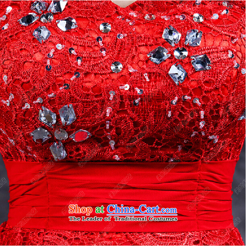 Evening dress new summer 2015 short, banquet dresses dress girl brides bows to marry a stylish field shoulder red XL Photo, prices, brand platters! The elections are supplied in the national character of distribution, so action, buy now enjoy more preferential! As soon as possible.