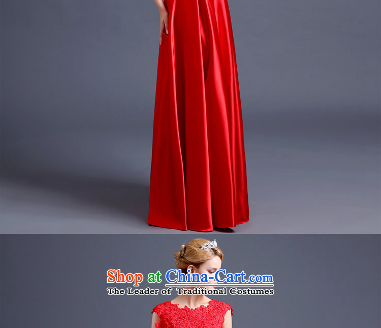 2015 Spring and Fall to align the new bride, Wedding Dress lace red bows services video thin waist bow tie evening dresses red S picture, prices, brand platters! The elections are supplied in the national character of distribution, so action, buy now enjoy more preferential! As soon as possible.