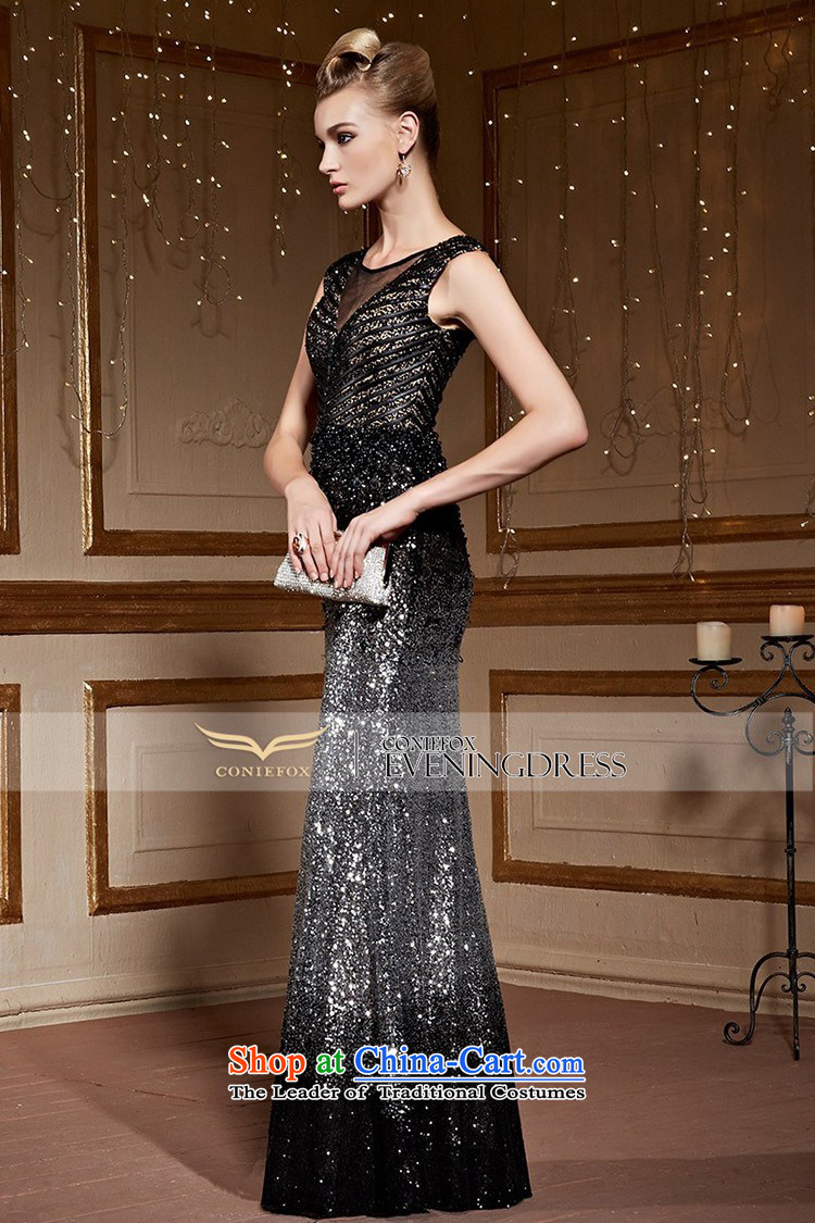 Creative New 2015 FOX black shoulder red carpet performances on chip annual dress Sau San Female dress suit under the auspices of evening drink service 82226 Black XL Photo, prices, brand platters! The elections are supplied in the national character of distribution, so action, buy now enjoy more preferential! As soon as possible.