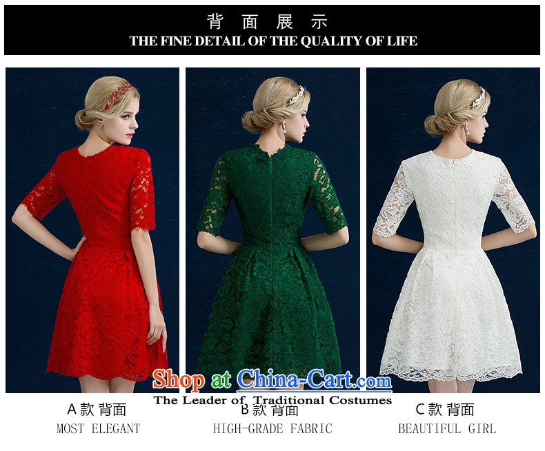 Jiang bride bows service seal 2015 autumn and winter wedding dress red lace in short-sleeved) Wedding dress banquet Sau San evening dress female red A S picture, prices, brand platters! The elections are supplied in the national character of distribution, so action, buy now enjoy more preferential! As soon as possible.