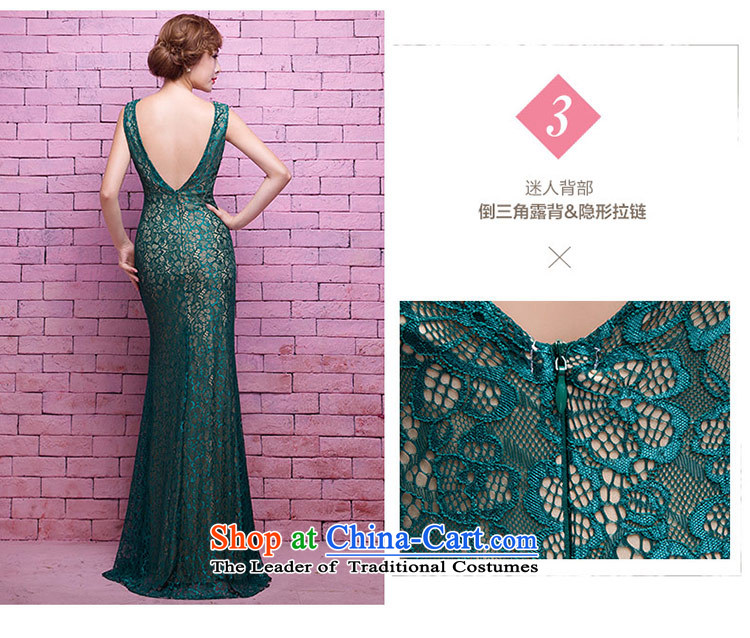Love of the life of the new 2015 lace diamond slotted shoulder deep V collar height of the forklift truck and sexy crowsfoot banquet dress marriage bridesmaid services dark green S picture, prices, brand platters! The elections are supplied in the national character of distribution, so action, buy now enjoy more preferential! As soon as possible.