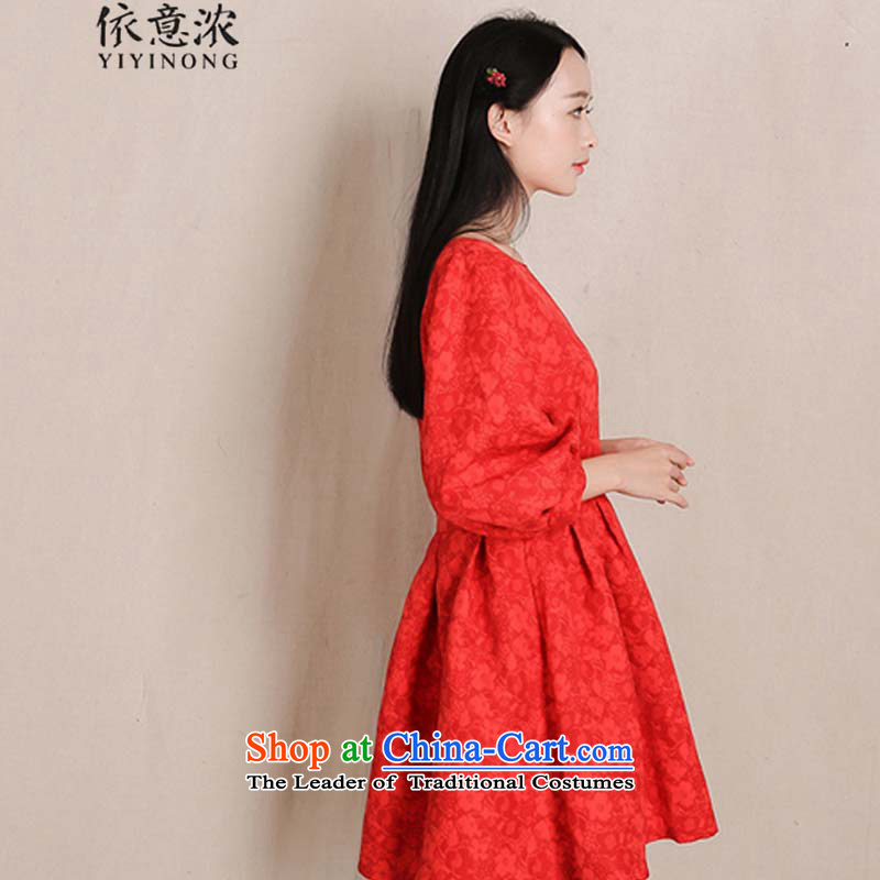 In accordance with the intention the red-hi-dense 2015 Back Door Service bridal dresses New Year dresses  in accordance with the intention the RED M, 929 enrichment (YIYINONG) , , , shopping on the Internet