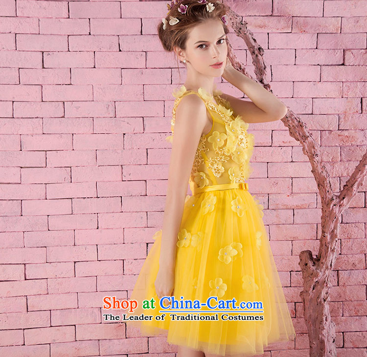 Love of the life of the new 2015 version of the word Korean sweet shoulder gauze saika dresses marriages bridesmaid dress yellow tailor-made exclusively concept message size pictures, prices, brand platters! The elections are supplied in the national character of distribution, so action, buy now enjoy more preferential! As soon as possible.