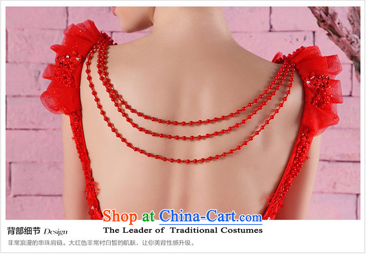 Love of the life of the new Word 2015 shoulder marriages bows to Korean lace dress red long evening dresses and red M picture, prices, brand platters! The elections are supplied in the national character of distribution, so action, buy now enjoy more preferential! As soon as possible.