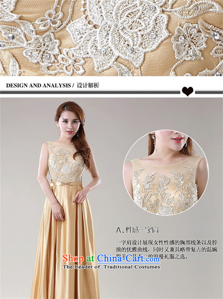 2015 New Korea HUNNZ fashion and larger bride wedding dress bridesmaid service banquet service Champagne Gold bows XL Photo, prices, brand platters! The elections are supplied in the national character of distribution, so action, buy now enjoy more preferential! As soon as possible.