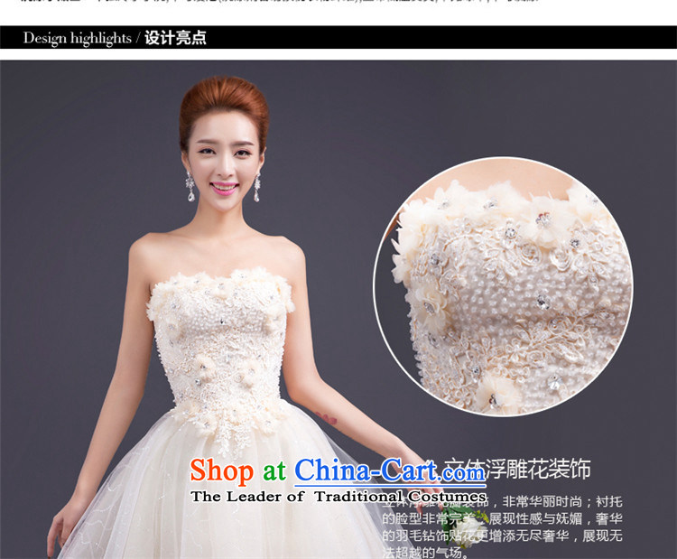 The spring and summer of 2015 HUNNZ strap sweet bride wedding dress bridesmaid service, bon bon skirt evening dress champagne color L picture, prices, brand platters! The elections are supplied in the national character of distribution, so action, buy now enjoy more preferential! As soon as possible.
