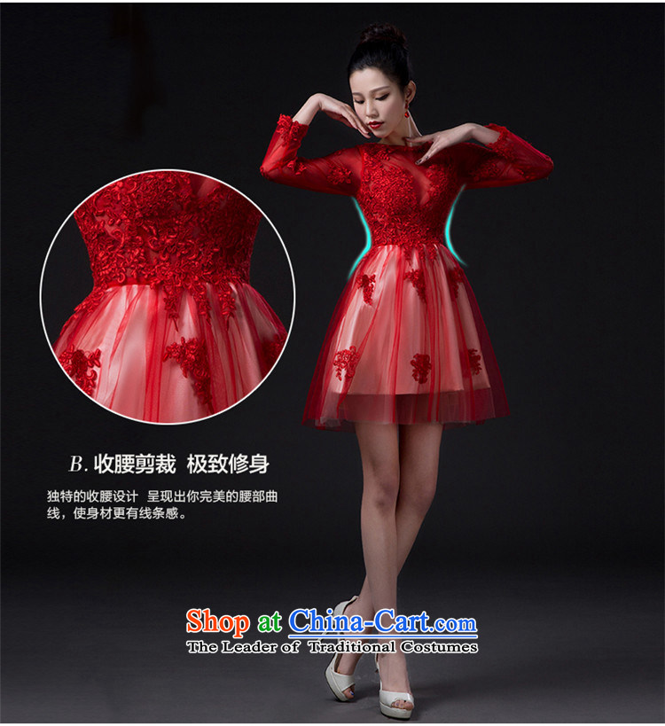      Stylish classic 2015 new HUNNZ) spring and summer bride wedding dress bridesmaid services serving the red red S bows picture, prices, brand platters! The elections are supplied in the national character of distribution, so action, buy now enjoy more preferential! As soon as possible.