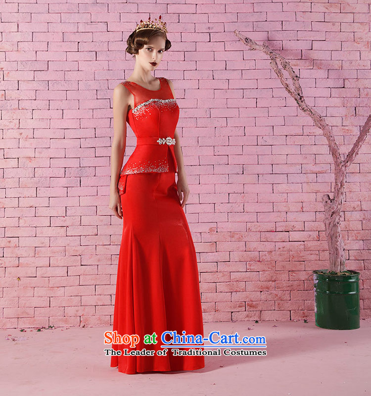 Love of the life of the new 2015 Red round-neck collar diamond slotted shoulder graphics thin zipper crowsfoot dress bride bows services tailor-made exclusively concept red message size pictures, prices, brand platters! The elections are supplied in the national character of distribution, so action, buy now enjoy more preferential! As soon as possible.