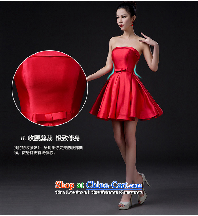 2015 new stylish HUNNZ bride wedding dress bows services banquet evening dresses and short of chest red XL Photo, prices, brand platters! The elections are supplied in the national character of distribution, so action, buy now enjoy more preferential! As soon as possible.
