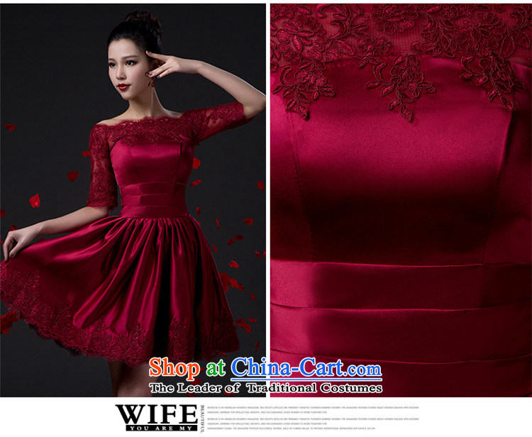 Large stylish 2015 HUNNZ minimalist banquet evening dresses toasting champagne Sau San Service Bridal wedding dress wine red S picture, prices, brand platters! The elections are supplied in the national character of distribution, so action, buy now enjoy more preferential! As soon as possible.