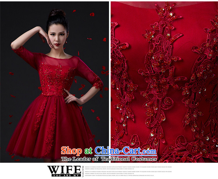 Minimalist 2015 Sau San HUNNZ spring and summer bridal dresses evening dresses bows services sister skirt wine red wine red L picture, prices, brand platters! The elections are supplied in the national character of distribution, so action, buy now enjoy more preferential! As soon as possible.