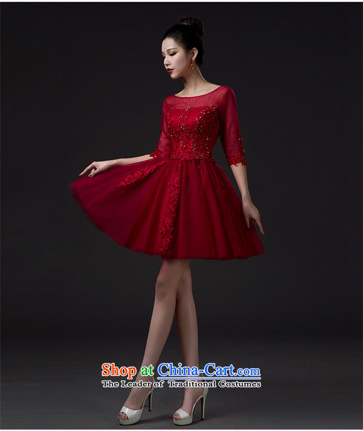 Minimalist 2015 Sau San HUNNZ spring and summer bridal dresses evening dresses bows services sister skirt wine red wine red L picture, prices, brand platters! The elections are supplied in the national character of distribution, so action, buy now enjoy more preferential! As soon as possible.