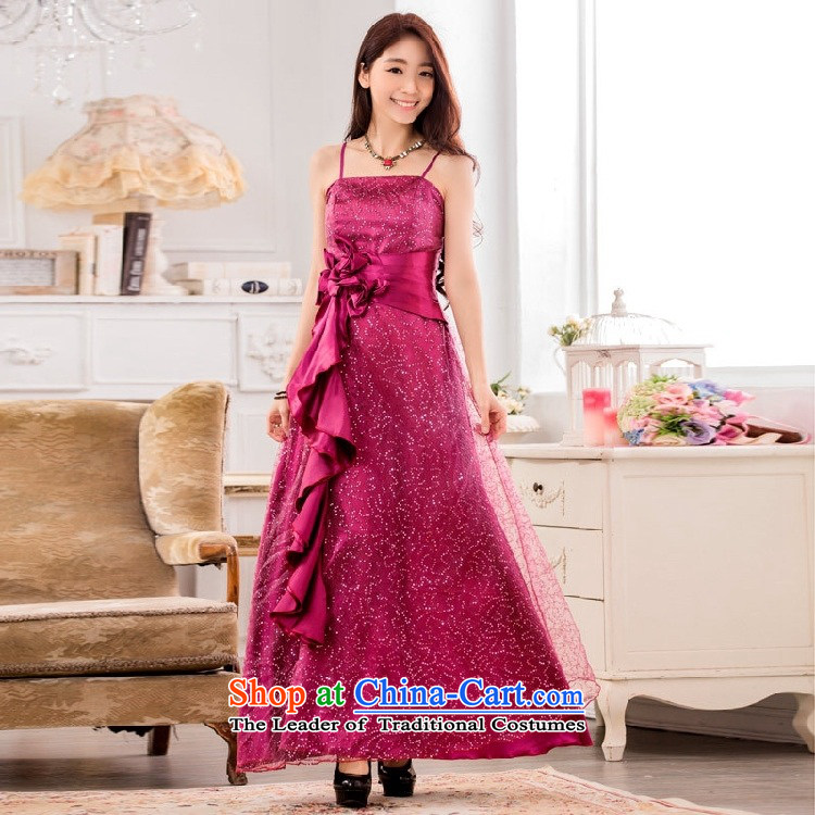 Susan Sarandon Zaoyuan card thick mm to increase women's code Korean super star stylish light slice evening dresses show service long gown purple XXXL larger picture, prices, brand platters! The elections are supplied in the national character of distribution, so action, buy now enjoy more preferential! As soon as possible.