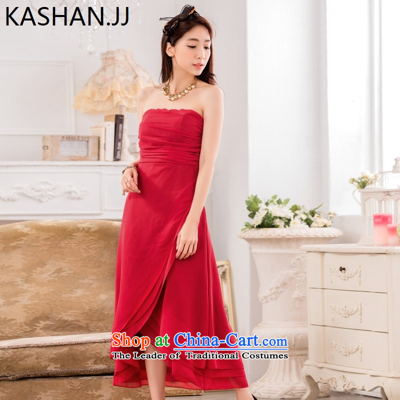 Susan Sarandon Zaoyuan Card _ bright anointed chest Foutune of Princess skirt omelet before large chiffon Female dress dresses greenXXL