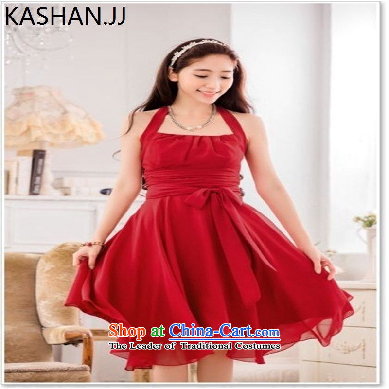 Card # stylish Wai Shan House also pressure folds video thin large chiffon dress thick mm larger women's dresses scarlet XXXL, Card (KASHAN.JJ bandying Susan Sarandon) , , , shopping on the Internet