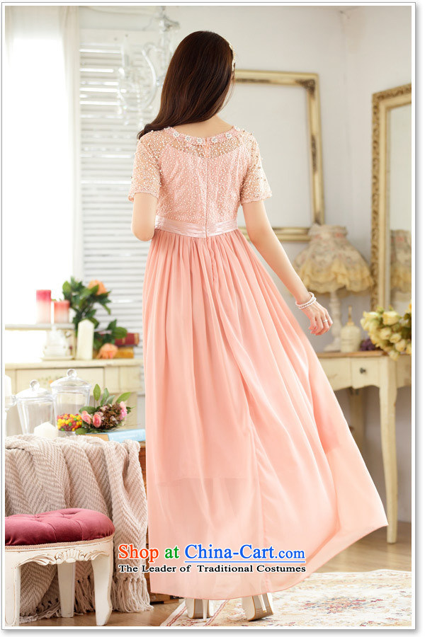 The reason for the large number card Shan Women's irrepressible lace nail pearl chiffon long evening dresses Evening Compere intensify dresses White M picture, prices, brand platters! The elections are supplied in the national character of distribution, so action, buy now enjoy more preferential! As soon as possible.