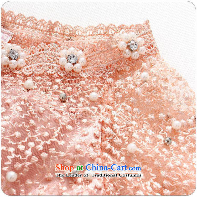 The reason for the large number card Shan Women's irrepressible lace nail pearl chiffon long evening dresses Evening Compere intensify dresses White M picture, prices, brand platters! The elections are supplied in the national character of distribution, so action, buy now enjoy more preferential! As soon as possible.
